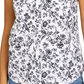 Camisa feminina sem mangas com estampa Toile Charter Club, preta, tamanho 16