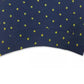 Top feminino estilo &amp; co com bainha de lenço limão, azul marinho, tamanho extra pequeno