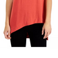 Blusa feminina sem mangas assimétrica Alfani vermelha tamanho XXG