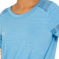Top de renda com detalhes estilo &amp; co feminino azul tamanho extragrande