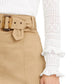 Suéter feminino Pointelle com babados e acabamento em babados da INC International Concepts, tamanho XX-G