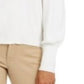 Blusa feminina estilo &amp; co com mangas compridas, branca, tamanho extragrande