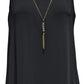 Vestido justo com colar e detalhes embelezados da coleção JM, preto, tamanho pequeno