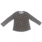 Camisa Henley Estampada Feminina Style &amp; Co Preta Tamanho P