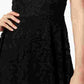 Vestido de patinadora de renda infantil Material Girl, preto, tamanho extragrande