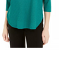 Blusa de manga detalhada BCX Junior's Lattice Verde Tamanho Médio