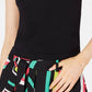 Blusa sem mangas feminina Bar III, preta, tamanho X-S