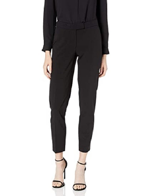 Calça feminina Anne Klein Slim Fit cinza tamanho 4