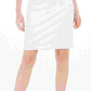 Vestido feminino Kasper texturizado com zíper, sem mangas, gola joia, branco, tamanho 10