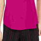 Camisola feminina Bar III com decote redondo, rosa, tamanho grande