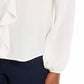 Blusa com babados feminina Thalia Sodi, tamanho natural, médio