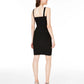 Vestido Bandage Jump Feminino Preto Tamanho Médio