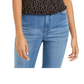 Ash &amp; Violet Top feminino com manga bufante e nó frontal e bolinhas, preto, tamanho extragrande