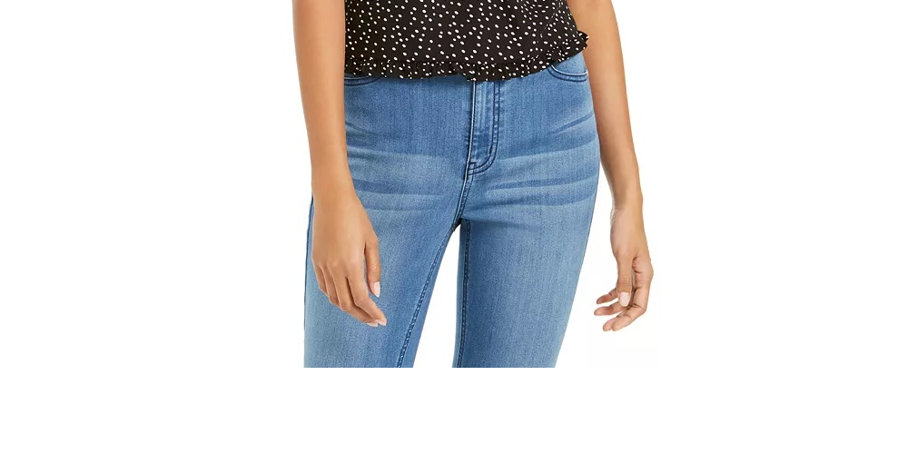 Ash &amp; Violet Top feminino com manga bufante e nó frontal e bolinhas, preto, tamanho extragrande