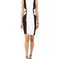 Vestido curto sem mangas com blocos de cores Taylor feminino, branco, tamanho 14