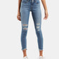 Calça jeans skinny Levi's 711 feminina, azul, tamanho 34