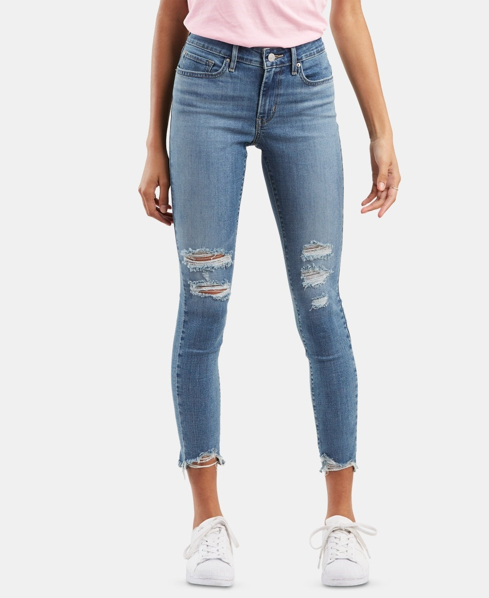 Calça jeans skinny Levi's 711 feminina, azul, tamanho 34