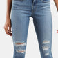 Calça jeans skinny Levi's 711 feminina, azul, tamanho 34