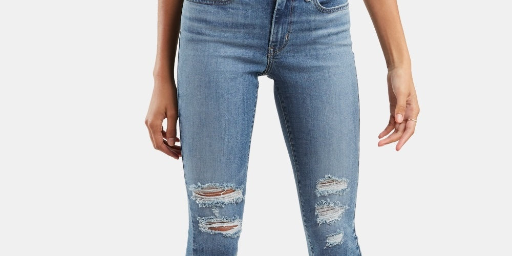 Calça jeans skinny Levi's 711 feminina, azul, tamanho 34