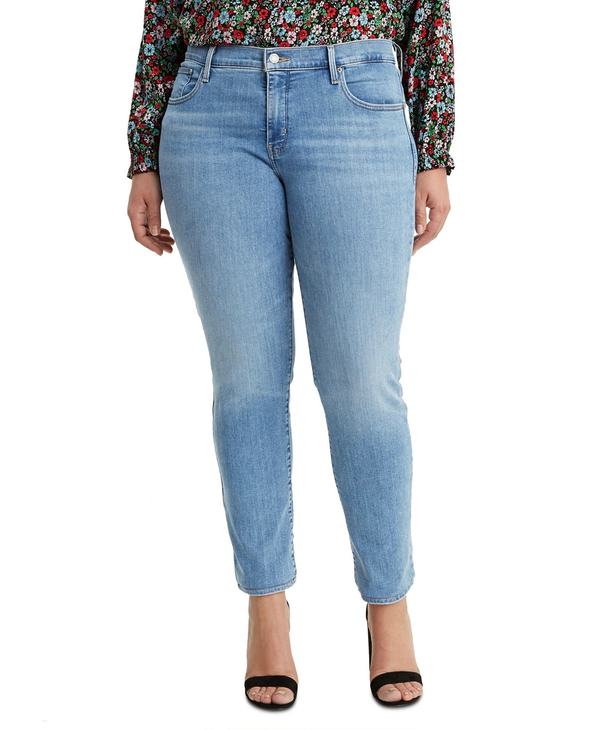 Calça Jeans Skinny Levi's Plus Size 311 Shaping Feminina Azul Tamanho 24W AVER