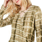 Blusa sobrepeliz tie-dye verde-escuro, tamanho médio, para calouros e juniores