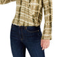 Blusa sobrepeliz tie-dye verde-escuro, tamanho médio, para calouros e juniores