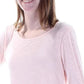 Top de chiffon com bainha feminino Style &amp; Co, rosa médio, tamanho grande