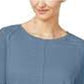 Estilo &amp; Co Feminino Algodão Cano Alto-Cinza Azul Escuro Tamanho P
