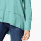 Estilo &amp; Co Feminino Algodão Cano Alto Cano Baixo Verde Tamanho P