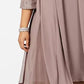 Conjunto de vestido e jaqueta plus size R &amp; M Richards feminino roxo, tamanho 14W
