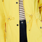 Jaqueta de chuva feminina Charter Club Anorak amarela pequena