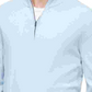 Suéter Calvin Klein Masculino com Zíper 1/4 Azul Tamanho XX-G