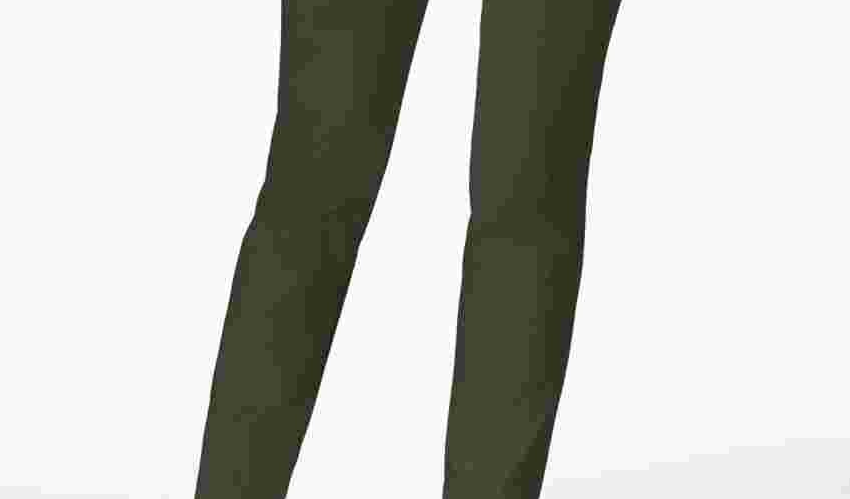 Calça feminina Charter Club Cambridge Tummy Control Slim Leg, verde, tamanho 14 Petite