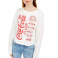 Moletom Coca-Cola com estampa Love Tribes Junior's, tamanho X-S