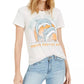 Camiseta estampada Hybrid Juniors Don't Trash Splash, bege, tamanho pequeno