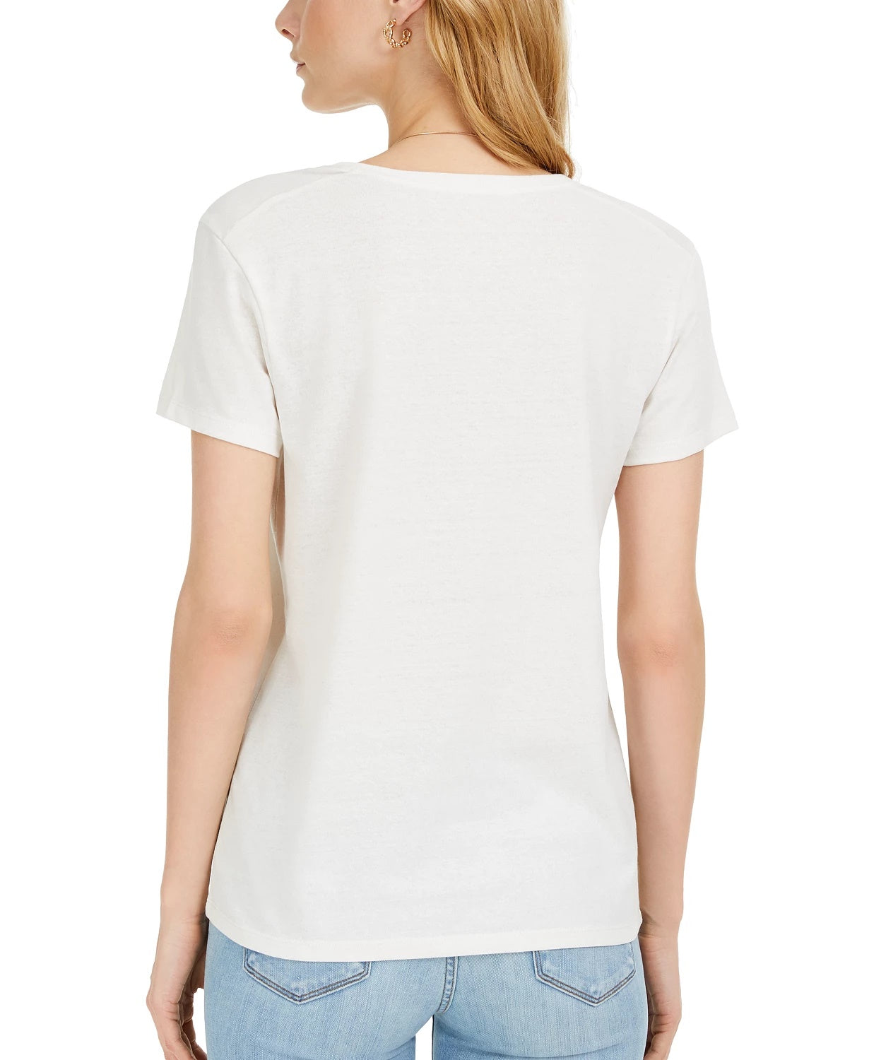 Camiseta estampada Hybrid Juniors Don't Trash Splash, bege, tamanho pequeno