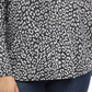Karen Kane Blusa de malha com gola alta feminina cinza tamanho 2X