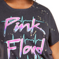 Camiseta feminina Love Tribe Trendy Pink Floyd preta tamanho 3X