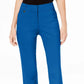 Calça feminina JM Collection Petite Tummy-Control Curvy Fit, Petite e Petite Short Azul Tamanho 16X3