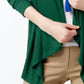 Cardigan drapeado feminino INC International Concepts verde tamanho X-S