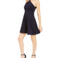 Vestido de mergulho com lantejoulas e renda nas costas, Sequin Hearts Juniors, azul-marinho, tamanho 3