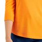 Charter Club Blusa feminina com decote canoa e botões, amarela, tamanho XX-G