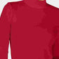 Camiseta feminina Charter Club de algodão com gola falsa, vermelha, tamanho XX-G