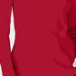 Camiseta feminina Charter Club de algodão com gola falsa, vermelha, tamanho XX-G