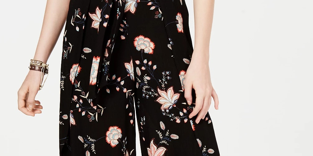 Calça Flyaway Soft da American Rag Junior, preta, tamanho médio