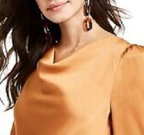 Blusa Leyden Feminina Gola Alta Marrom Tamanho X-G