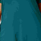 Camiseta feminina Alfani com acabamento em cetim, comprimento alto e baixo, verde, tamanho 3X
