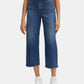 Calça jeans Levi's Mile High Cropped Wide Leg Feminina Azul Marinho Tamanho 50X41