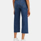 Calça jeans Levi's Mile High Cropped Wide Leg Feminina Azul Marinho Tamanho 50X41