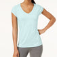 Camiseta Ideology Rapidry Heathered Performance Feminina Azul Tamanho Grande